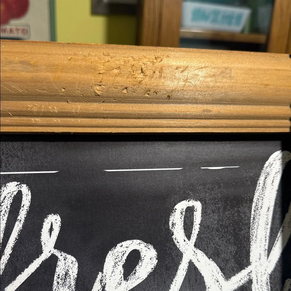 Flash sale💥🔥Farmhouse kitchen Fresh Market Organic Chalkboard Sign wall decor - Picture 3 of 6